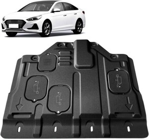 Front Engine Splash Shield Fit for 2015-2017 Hyundai SonataKia Optima 2016-2020 Engine Case Guards Suitable for SonataOptima Under Engine Cover Mud Flaps Directly Replace Original