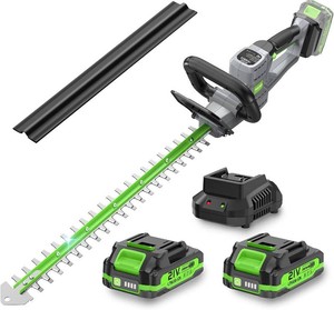 Hedge Trimmer Cordless 22 - 2 x 21V Batteries & Fast Charger, Easy to Use