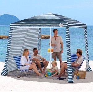 $132 Qipi Beach Cabanas for Sand, Foldable Beach Canopy with Sandbags 8