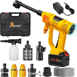 1100PSI Cordless Car Washer,Portable Battery Powered Cleaning Tool