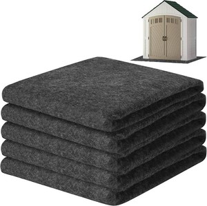 ToLanbbt Outdoor Storage Shed Floor Mat, 14 x 10 FT Waterproof Carport Mat, Washable Furniture Pad with Non Slip Backing for Dust, Oil, Protection, Storage Shed Not Included