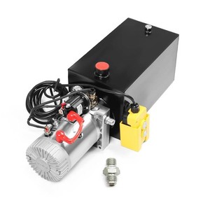 $213 Nakkaa 12V DC 10 Quart Single Acting Hydraulic Pump Hydraulic Power Unit