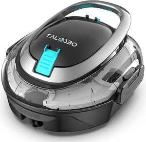 S2 Pool Vacuum Robot for Above Ground Pools, Cordless Operation, Efficient Cleaning Performance, Raven Black