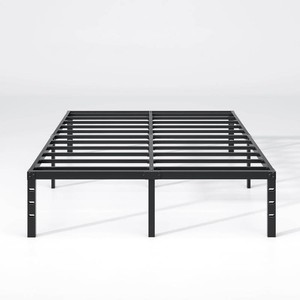 NEW JETO Metal Bed Frame,Queen Size Bed Frame with Storage Space,12 Inch