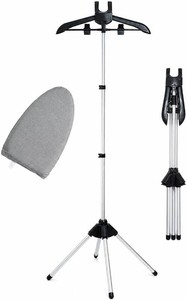 Clothes Steamer Stand Hanger with Steamer Ironing Glove