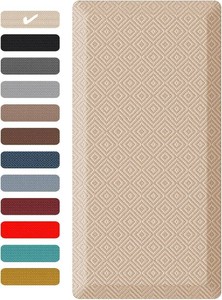 Ophanie Kitchen Mats for Floor,34 inch Thick,17x28 Anti Fatigue Cushioned Mat,Kitchen Rugs,Waterproof,Comfort Ergonomic Standing Mat for Office,Home,Sink with 99 Pairs of Anti-Slip Bottom Ridges