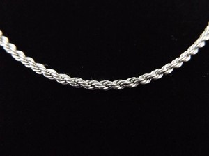 .925 Sterling Silver Thicker Rope Necklace