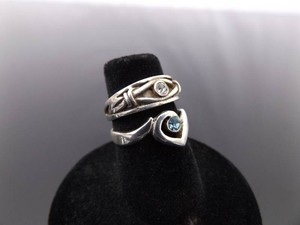 A Pair of .925 Sterling Silver Toe Rings Size 4
