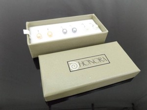 NEW in Original Box 3 pairs of HONORA .925 Sterling Silver Pearl Earrings
