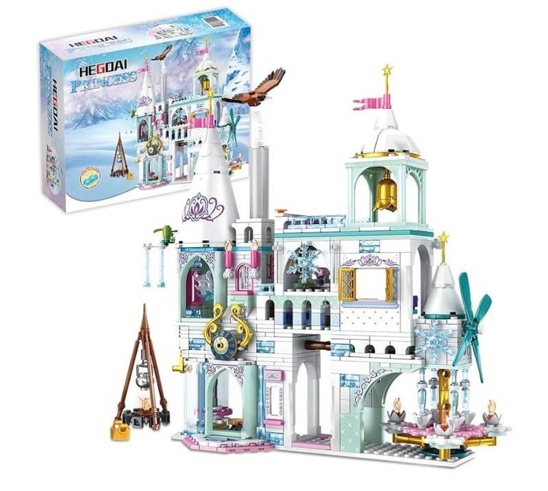 Winter Snow Princess House Building Brick Set - Brand New
