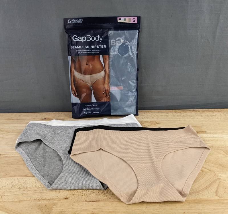 GapBody Seamless Hipsters Womens Size Small Ribbed and Flat Multi-Color, 4 Total - Brand New
