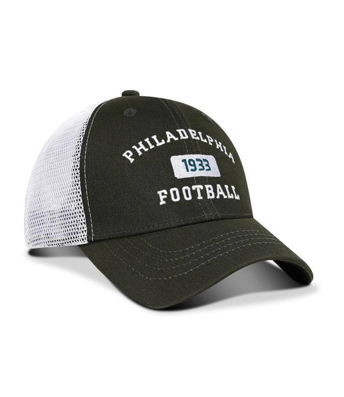 Philadelphia Football 1933 Snapback Mesh Hat, Unisex, Gray & White - Brand New