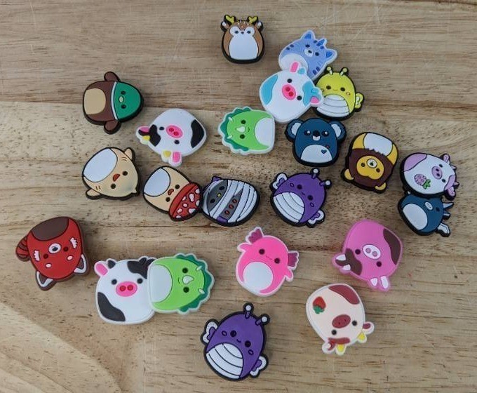 22 Brand New Squishmallow Character Croc Charms