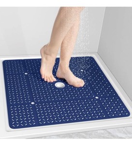 OTHWAY Blue Square Anti-Slip Shower Mat 27 - Brand New
