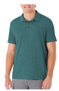 Members Mark Mens Favorite Soft Polo, Teal, Size Medium - Brand New