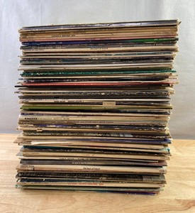 80 Vinyl Record Album Collection - James Brown, Stevie Wonder, Roy Orbison, Bread, Kenny Loggins, Bobby Brown, Sesame Street, Styx, Slim Whitman, Thompson Twins, Etc.&nbspC