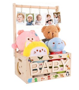 Lifeldeas Wooden Baby Shower Crate Closet, $32 Retail - Brand New