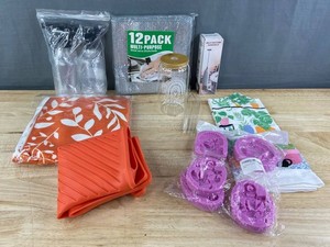 Household Kitchen Items - Dishcloths, Best Grandma Tumbler, Molds, Mat, & More - Brand New