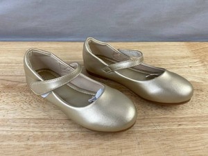 Caytiiy Mary Jane Shoes, Light Gold, Little Kids Size 11.5 - Brand New