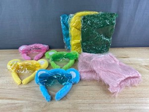 Bear Costume Accessories - Leg Warmers, Glasses, and Headbands, 4 Total Sets - Brand New