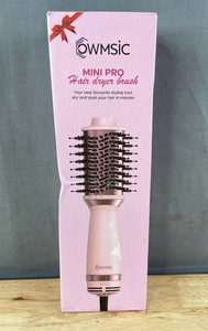 OWMSIC SM-6128A Mini Pro Pink Hair Dryer Brush - Brand New