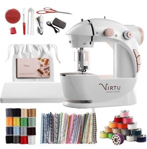 Virtue Mini Portable Sewing Machine Kit, 122 Pieces, Ballet Pink, $50 Retail - Brand New