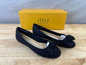 Musshoe Womens Bow Flats, Black, Size 9 - Brand New