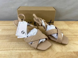 Greatoni Beige Heeled Sandals Womans Size 11 - Brand New