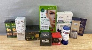 Health & Beauty Products - Wax Strips, Aquaphor Baby, Firming Serum, Nail Treatment, Blackhead Scrub, Etc., 9 Items - Brand New