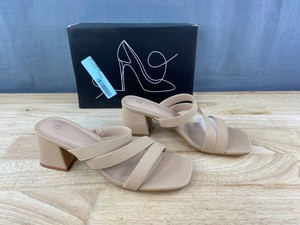 W-JD03 Womens Dress Sandal Nude Size 8 - Brand New