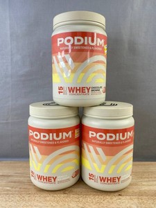 Podium Whey Concentrate Vanilla & Chocolate, 3 Total - Brand New