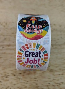 Motivational Encouragement Stickers, 500 Count - Brand New P