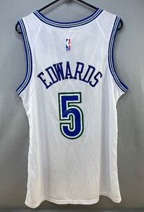 Anthony Edwards Autographed Minnesota Timberwolves NBA Nike Basketball Jersey - New I