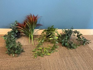 Artificial Greenery & Decorative Floral Stems Mixed Lot