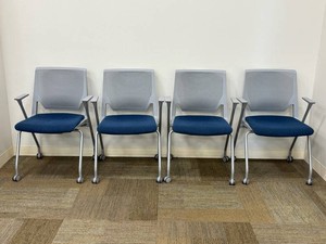 Haworth 6645-2916 Rolling Mesh Office Chairs (Lot of 4)