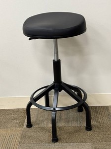 KODA Adjustable Upholstered Stool With Foot Ring