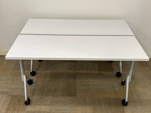 HON 60in Flip-Top Rolling Training Table - White