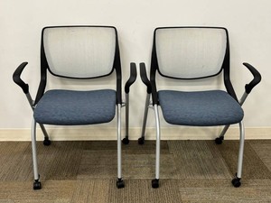HON Mesh-Back Office Guest Chairs With Arms (Lot of 2)