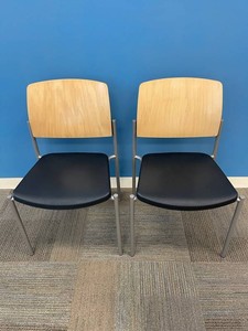 Spec Urban DuraSpec 1411 Armless Chairs - Maple (Lot of 2)