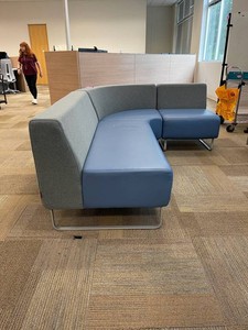 Haworth Modular Lounge Seating Group With Integrated Power
