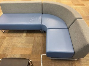 Haworth Modular Lounge Seating Group With Integrated Power