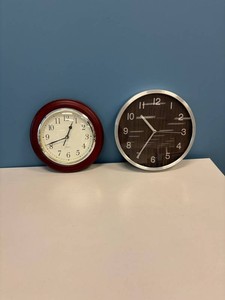 Arbor & Emery & Quartz Wall Clocks (Lot of 2)