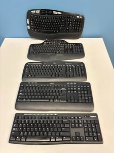 Logitech Computer Keyboards Mixed Lot (Lot of 5)