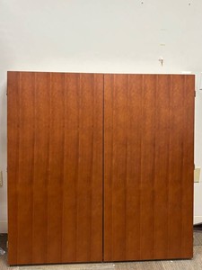 Folding Whiteboard With Two Corkboard Panels