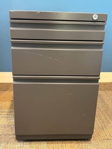 Gray Metal 4-Drawer Filing Cabinet - 18 W X 18 D X 30 H