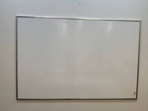 Framed Wall-Mounted Dry-Erase Whiteboard
