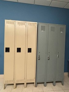 Steel School Lockers - 6-Piece Group