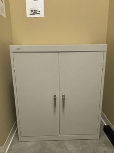 HON Two-Door Metal Storage Cabinet With Adjustable Shelves