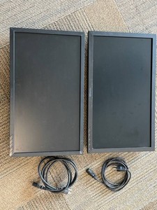 ViewSonic VA2252Sm Computer Monitors With Power Cables (Lot of 2)