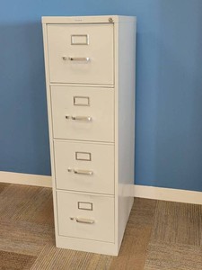 HON 4-Drawer Vertical Filing Cabinet With Lock
